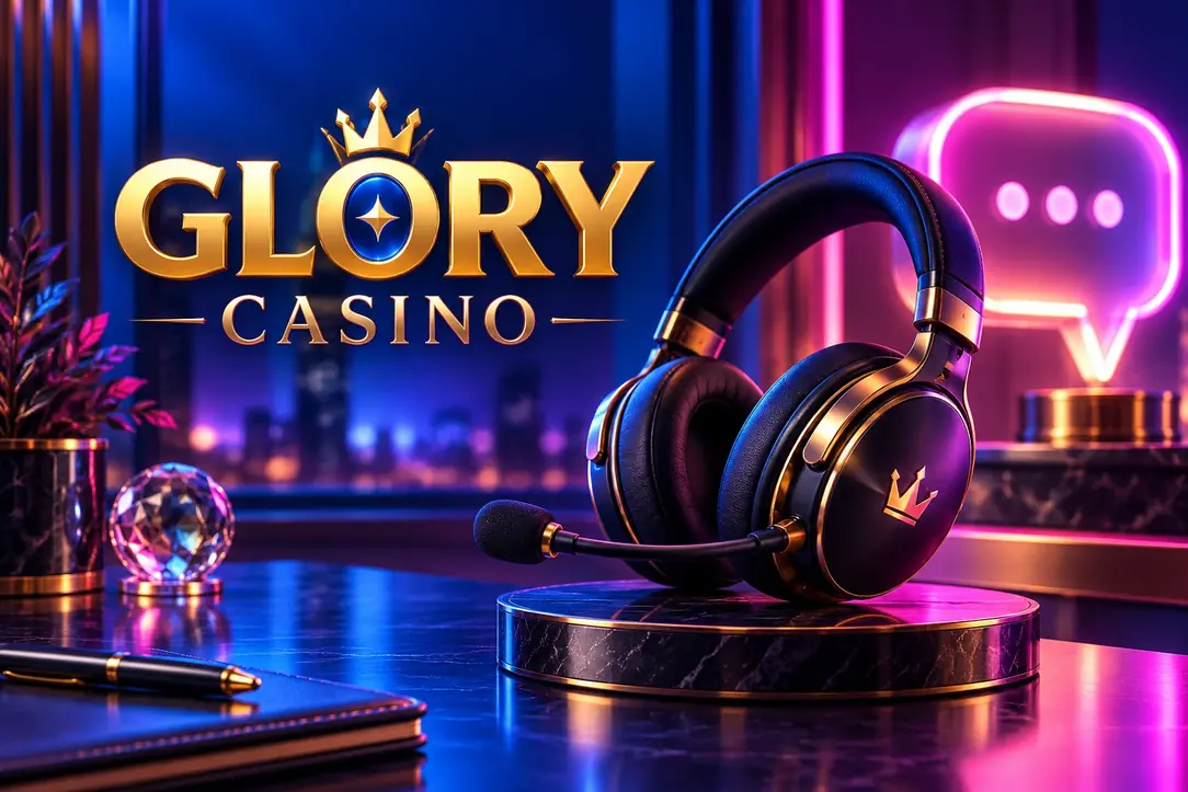 Ilustración: soporte de Glory Casino